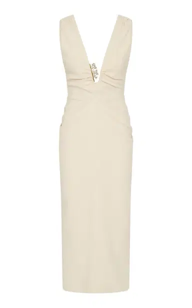 Rachel Gilbert Martina Gathered Midi Dress | Thumbnail 4