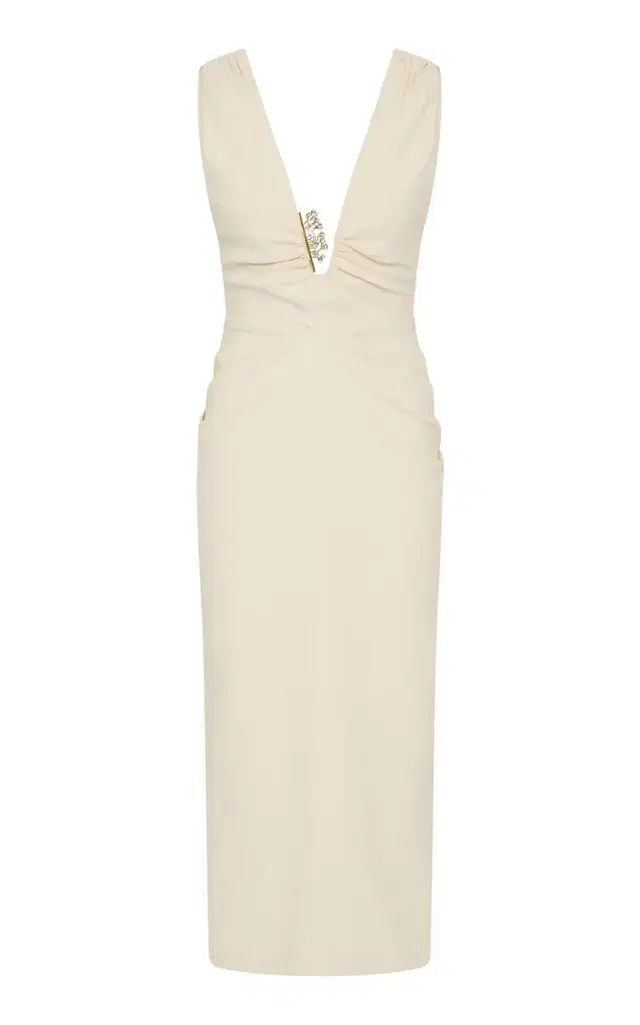 Martina Gathered Midi Dress