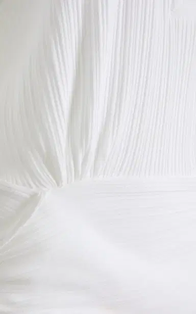 Victoria Beckham Twist Detail Cotton Polo Top | Thumbnail 4