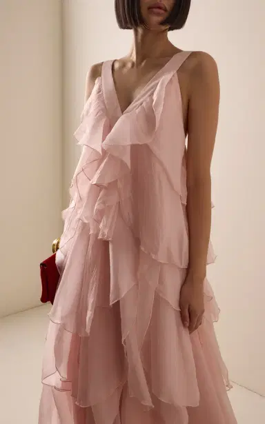 Aje Athena Ruffled Gown | Thumbnail 3 Aje Athena Ruffled Gown | Thumbnail 3