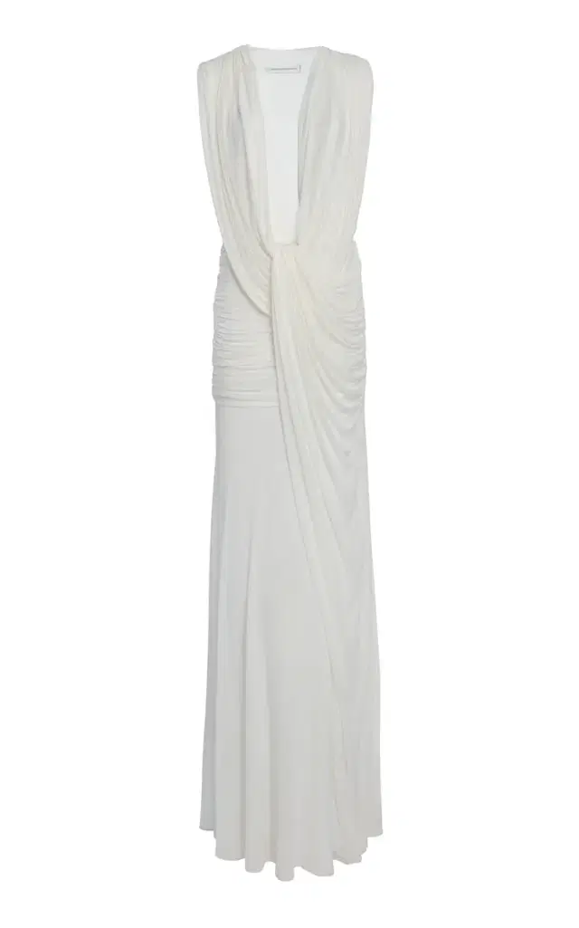 Ripple Drape Gown