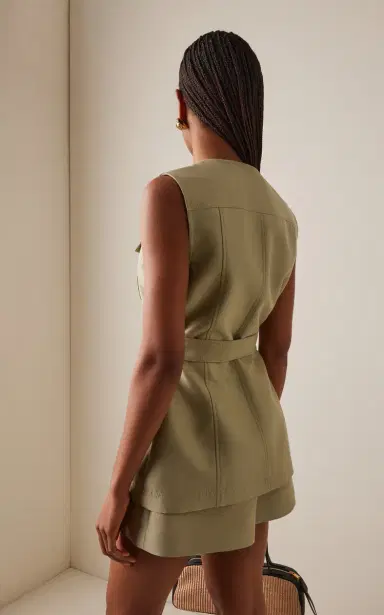 Zimmermann Luna Wool-Silk Utility Vest | Thumbnail 4