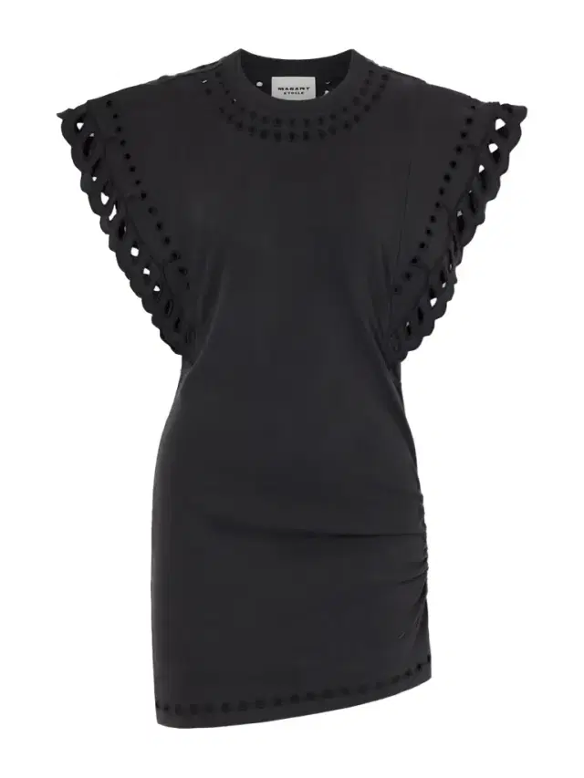 Orlane Broderie Anglaise Cotton-jersey Mini Dress