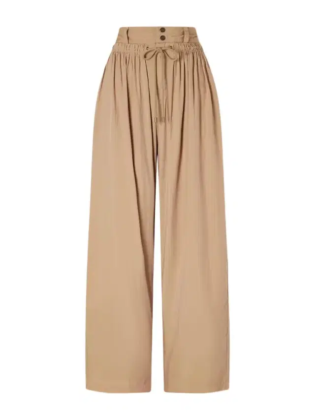 Inaya Satin Wide-leg Pants