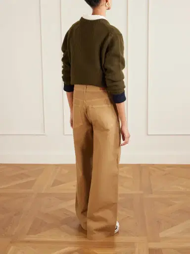 Moncler Wide-leg Cotton-canvas Pants | Thumbnail 4 Moncler Wide-leg Cotton-canvas Pants | Thumbnail 4