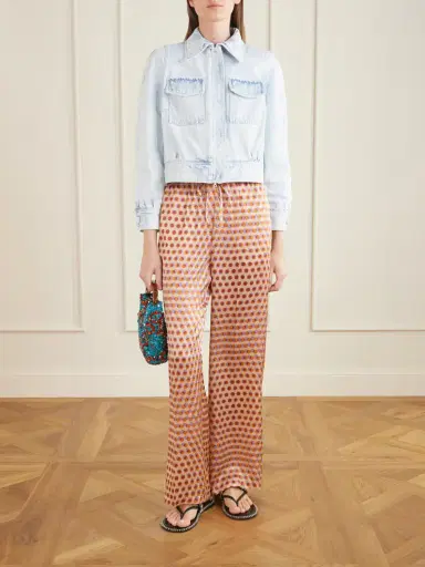 Dries Van Noten Cropped Denim Jacket | Thumbnail 2