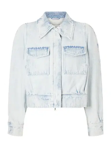 Dries Van Noten Cropped Denim Jacket | Thumbnail 1