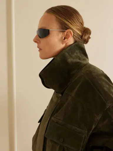Saint Laurent Eyewear D-frame Silver-tone Sunglasses | Thumbnail 4 Saint Laurent Eyewear D-frame Silver-tone Sunglasses | Thumbnail 4