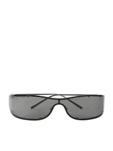 Saint Laurent Eyewear D-frame Silver-tone Sunglasses | Thumbnail 1 Saint Laurent Eyewear D-frame Silver-tone Sunglasses | Thumbnail 1