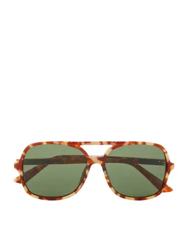 Chloé Judy Aviator-style Tortoiseshell Acetate And Gold-tone Sunglasses | Thumbnail 1
