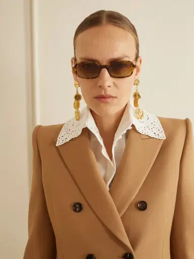 Chloé Judy Rectangle-frame Tortoiseshell Acetate Sunglasses | Thumbnail 2