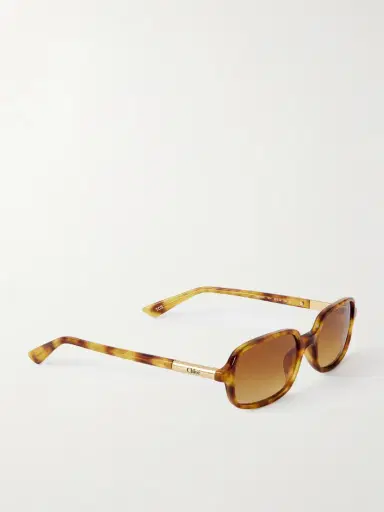 Chloé Judy Rectangle-frame Tortoiseshell Acetate Sunglasses | Thumbnail 3