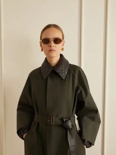 Bottega Veneta Eyewear Ribbon Round-frame Gold-tone Sunglasses | Thumbnail 2 Bottega Veneta Eyewear Ribbon Round-frame Gold-tone Sunglasses | Thumbnail 2