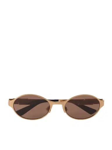 Bottega Veneta Eyewear Ribbon Round-frame Gold-tone Sunglasses | Thumbnail 1 Bottega Veneta Eyewear Ribbon Round-frame Gold-tone Sunglasses | Thumbnail 1