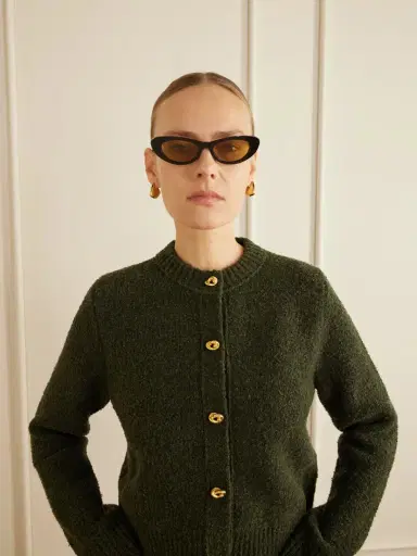 Bottega Veneta Eyewear Ribbon Cat-eye Tortoiseshell Acetate Sunglasses | Thumbnail 2 Bottega Veneta Eyewear Ribbon Cat-eye Tortoiseshell Acetate Sunglasses | Thumbnail 2