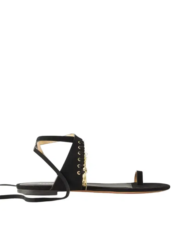 Dreena Embellished Suede Sandals