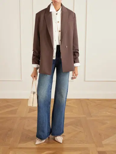 Manolo Blahnik Maysli 70 Buckled Suede Slingback Pumps | Thumbnail 4
