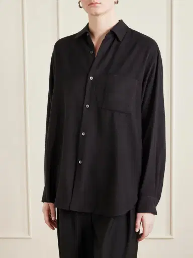 ssstein Oversized Silk-blend Flannel Shirt | Thumbnail 3 ssstein Oversized Silk-blend Flannel Shirt | Thumbnail 3