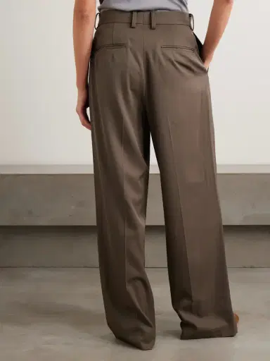 ssstein Pleated Wool-twill Wide-leg Pants | Thumbnail 4 ssstein Pleated Wool-twill Wide-leg Pants | Thumbnail 4
