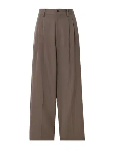 ssstein Pleated Wool-twill Wide-leg Pants | Thumbnail 1 ssstein Pleated Wool-twill Wide-leg Pants | Thumbnail 1