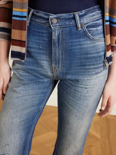 Acne Studios Distressed High-rise Flared Jeans | Thumbnail 4 Acne Studios Distressed High-rise Flared Jeans | Thumbnail 4