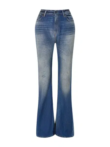 Acne Studios Distressed High-rise Flared Jeans | Thumbnail 1 Acne Studios Distressed High-rise Flared Jeans | Thumbnail 1