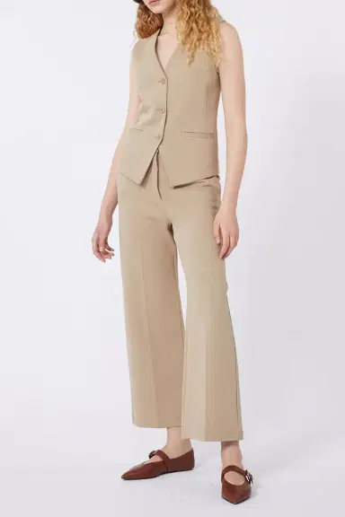 Max Mara Button Front Vest | Thumbnail 2 Max Mara Button Front Vest | Thumbnail 2
