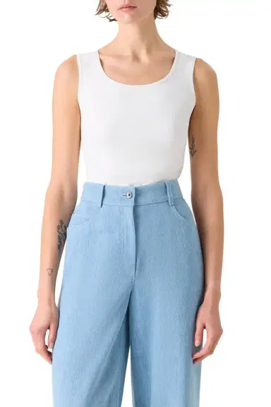 Akris punto Scoop Neck Tank | Thumbnail 2 Akris punto Scoop Neck Tank | Thumbnail 2