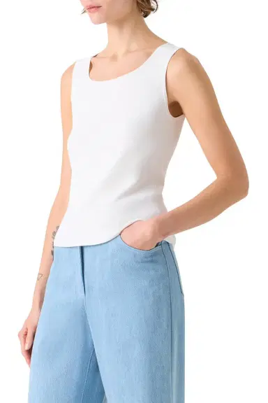 Akris punto Scoop Neck Tank | Thumbnail 3 Akris punto Scoop Neck Tank | Thumbnail 3