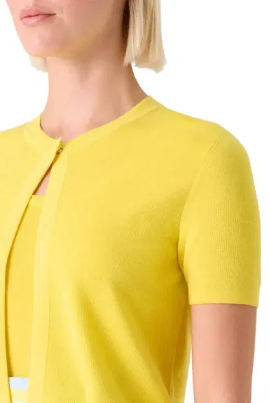 Akris punto Short Sleeve Cardigan | Thumbnail 3 Akris punto Short Sleeve Cardigan | Thumbnail 3