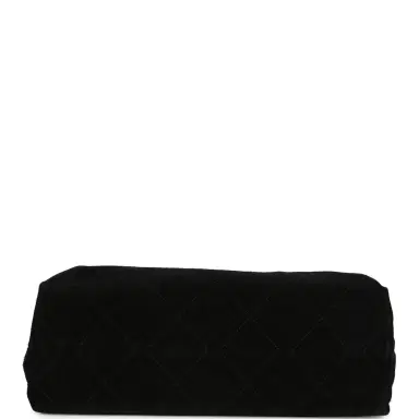 Chanel Chanel Maxi Hobo Bag Black Suede Antique Gold Hardware | Thumbnail 7