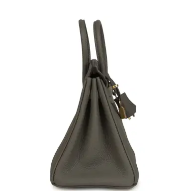 HERMÈS Hermes Birkin 25 Gris Meyer Togo Permabrass Hardware | Thumbnail 3 HERMÈS Hermes Birkin 25 Gris Meyer Togo Permabrass Hardware | Thumbnail 3