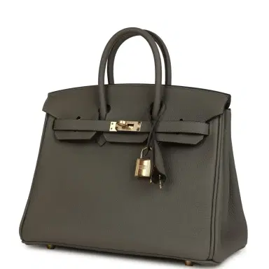 HERMÈS Hermes Birkin 25 Gris Meyer Togo Permabrass Hardware | Thumbnail 5 HERMÈS Hermes Birkin 25 Gris Meyer Togo Permabrass Hardware | Thumbnail 5