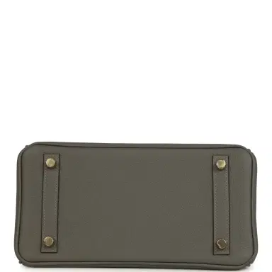 HERMÈS Hermes Birkin 25 Gris Meyer Togo Permabrass Hardware | Thumbnail 6 HERMÈS Hermes Birkin 25 Gris Meyer Togo Permabrass Hardware | Thumbnail 6