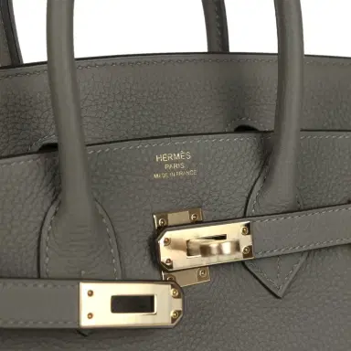 HERMÈS Hermes Birkin 25 Gris Meyer Togo Permabrass Hardware | Thumbnail 7 HERMÈS Hermes Birkin 25 Gris Meyer Togo Permabrass Hardware | Thumbnail 7