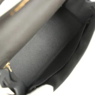 HERMÈS Pre-owned Hermes Kelly Sellier 28 Graphite Madame Gold Hardware | Thumbnail 8 HERMÈS Pre-owned Hermes Kelly Sellier 28 Graphite Madame Gold Hardware | Thumbnail 8
