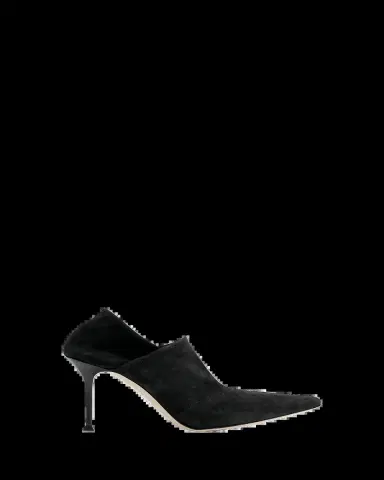 CHRISTEN 75mm Helix Stretch Suede Pumps | Thumbnail 2