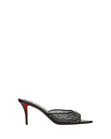 Christian Louboutin 80mm Miss Z Degrasstrass Perla Mules | Thumbnail 1 Christian Louboutin 80mm Miss Z Degrasstrass Perla Mules | Thumbnail 1
