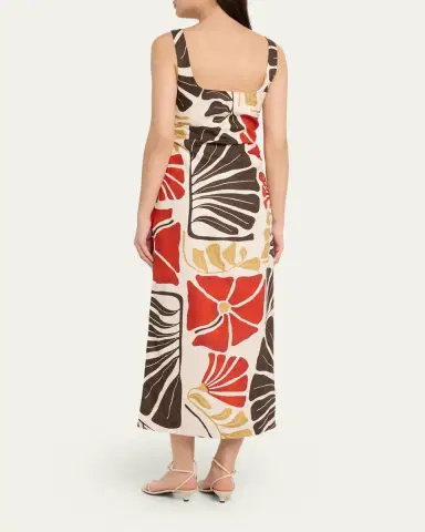 SIR. Julietta Balconette Midi Dress | Thumbnail 3