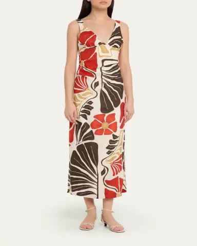 SIR. Julietta Balconette Midi Dress | Thumbnail 4
