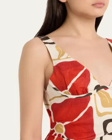 SIR. Julietta Balconette Midi Dress | Thumbnail 5