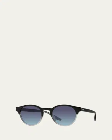 BARTON PERREIRA Beckford 49mm Round Acetate Sunglasses | Thumbnail 2