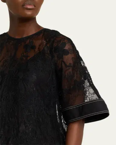 3.1 Phillip Lim Floral Lace Dimensional Blouse | Thumbnail 5