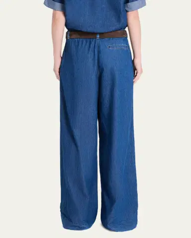 TWP Hudson St Pants in Denim | Thumbnail 3
