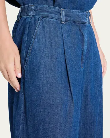 TWP Hudson St Pants in Denim | Thumbnail 4