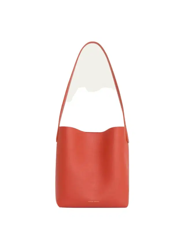 Small Everyday Cabas Leather Shoulder Bag