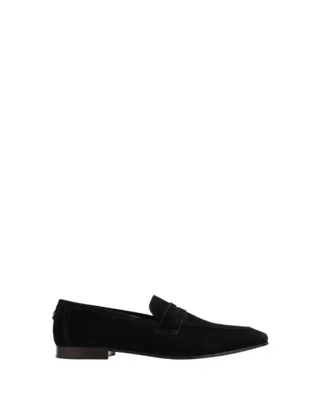 Suede Flaneur Penny Loafers