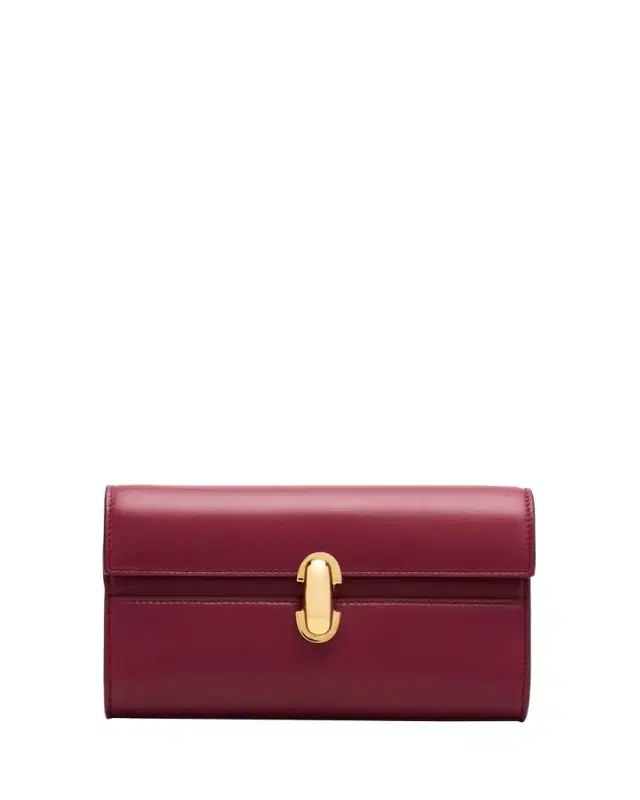 Savette Symmetry Mini Leather Clutch Bag