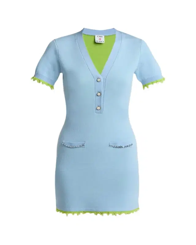 Double-Face Merino Wool Mini Dress