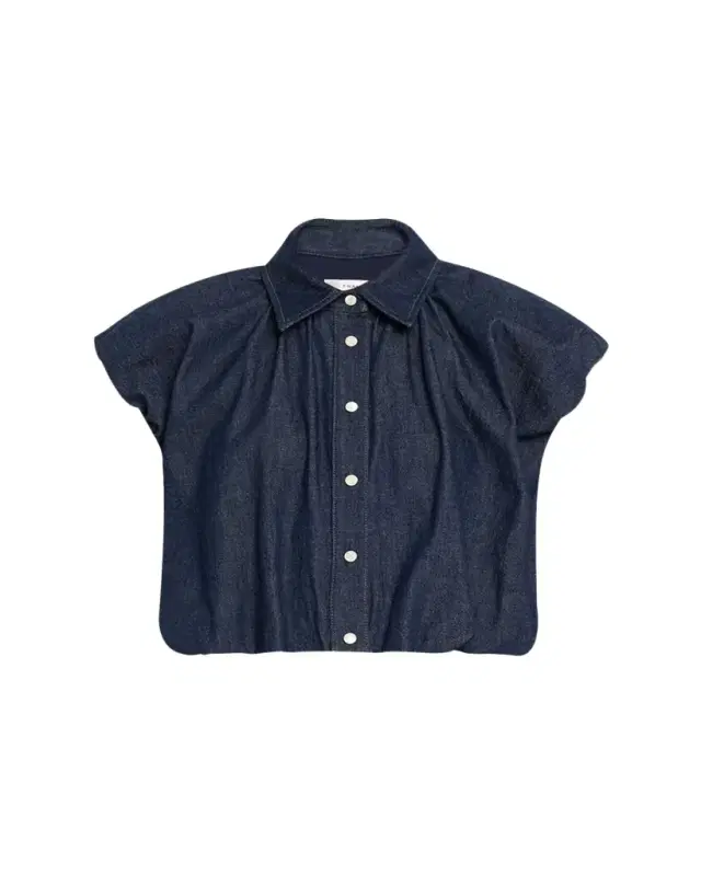 FRAME The Shell Bubble-Sleeve Top